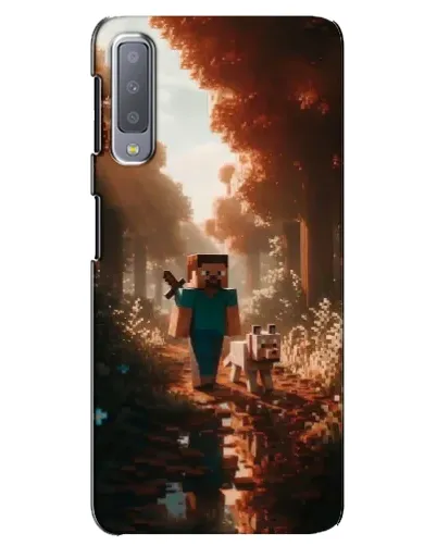 Чехол для Samsung Galaxy A7 2018 (A750) с картинкой «Стив в лесу» Чехол для Samsung Galaxy A7 2018 (A750) с картинкой «Стив в лесу»