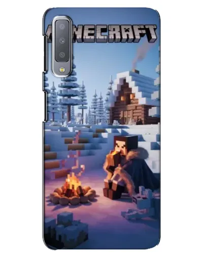 Чехол для Samsung Galaxy A7 2018 (A750) с картинкой «Зимний Minecraft» Чехол для Samsung Galaxy A7 2018 (A750) с картинкой «Зимний Minecraft»