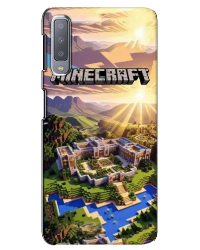 Чехол для Samsung Galaxy A7 2018 (A750) с картинкой «Minecraft панорама» Чехол для Samsung Galaxy A7 2018 (A750) с картинкой «Minecraft панорама»
