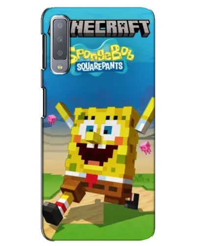 Чехол для Samsung Galaxy A7 2018 (A750) с картинкой «Губка Боб Minecraft» Чехол для Samsung Galaxy A7 2018 (A750) с картинкой «Губка Боб Minecraft»