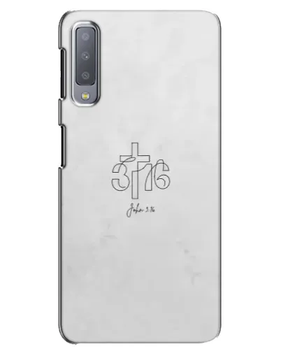 Чехол для Samsung Galaxy A7 2018 (A750) с картинкой «Иоанна 3:16 Крест» Чехол для Samsung Galaxy A7 2018 (A750) с картинкой «Иоанна 3:16 Крест»