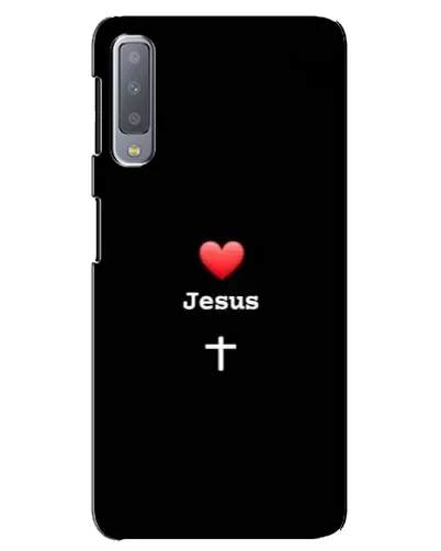 Чехол для Samsung Galaxy A7 2018 (A750) с картинкой «Сердце - Jesus» Чехол для Samsung Galaxy A7 2018 (A750) с картинкой «Сердце - Jesus»