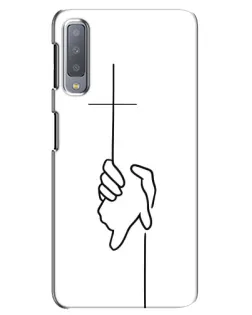 Чохол для Samsung Galaxy A7 2018 (A750) з картинкою «Рука тримає» Чохол для Samsung Galaxy A7 2018 (A750) з картинкою «Рука тримає»