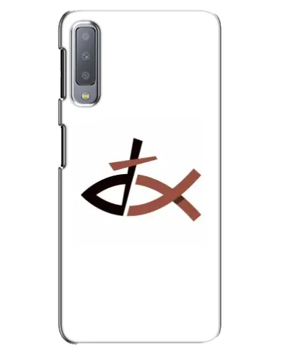 Чехол для Samsung Galaxy A7 2018 (A750) с картинкой «Рыба и крест» Чехол для Samsung Galaxy A7 2018 (A750) с картинкой «Рыба и крест»