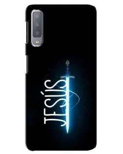 Чехол для Samsung Galaxy A7 2018 (A750) с картинкой «Меч Духа Jesus»