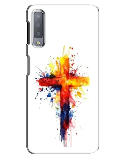 Чехол для Samsung Galaxy A7 2018 (A750) с картинкой «Акварельный крест» Чехол для Samsung Galaxy A7 2018 (A750) с картинкой «Акварельный крест»
