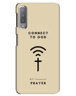 Чехол для Samsung Galaxy A7 2018 (A750) с картинкой «Молитва Connect»