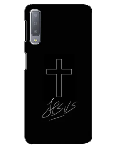 Чехол для Samsung Galaxy A7 2018 (A750) с картинкой «Графический крест Jesus» Чехол для Samsung Galaxy A7 2018 (A750) с картинкой «Графический крест Jesus»