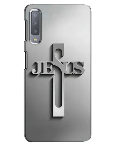 Чехол для Samsung Galaxy A7 2018 (A750) с картинкой «Металлический крест Jesus» Чехол для Samsung Galaxy A7 2018 (A750) с картинкой «Металлический крест Jesus»