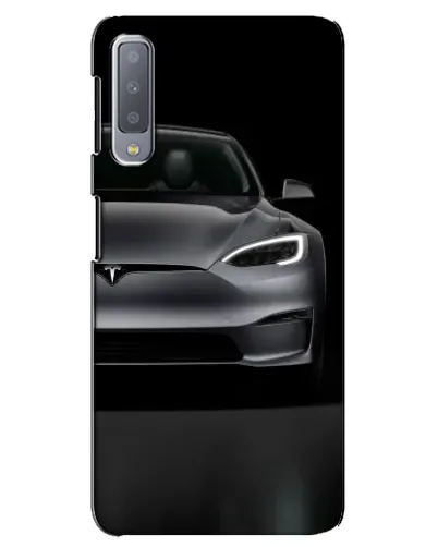 Чехол для Samsung Galaxy A7 2018 (A750) с картинкой «Tesla Model S Look»