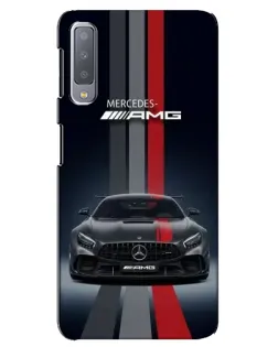 Чохол для Samsung Galaxy A7 2018 (A750) з картинкою «Mercedes — білий карбон» Чохол для Samsung Galaxy A7 2018 (A750) з картинкою «Mercedes — білий карбон»