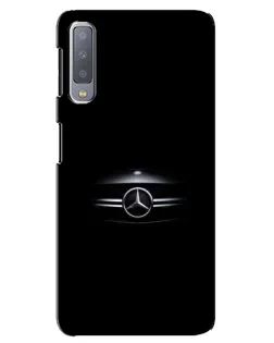 Чехол для Samsung Galaxy A7 2018 (A750) с картинкой «Mercedes — абстрактные линии»