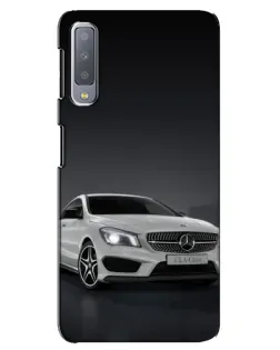 Чехол для Samsung Galaxy A7 2018 (A750) с картинкой «Mercedes AMG GT Silver»