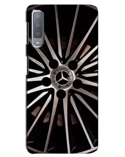 Чехол для Samsung Galaxy A7 2018 (A750) с картинкой «Диск Mercedes»