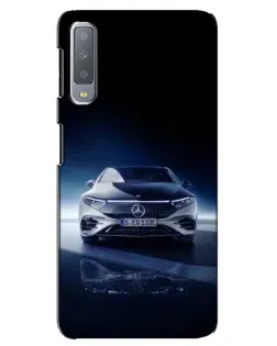 Чехол для Samsung Galaxy A7 2018 (A750) с картинкой «Ночной Mercedes EQ»