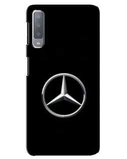 Чехол для Samsung Galaxy A7 2018 (A750) с картинкой «Mercedes классический лого»