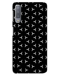 Чехол для Samsung Galaxy A7 2018 (A750) с картинкой «Mercedes паттерн звезд»