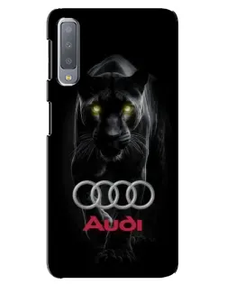 Чехол для Samsung Galaxy A7 2018 (A750) с картинкой «Пантера и Audi» Чехол для Samsung Galaxy A7 2018 (A750) с картинкой «Пантера и Audi»