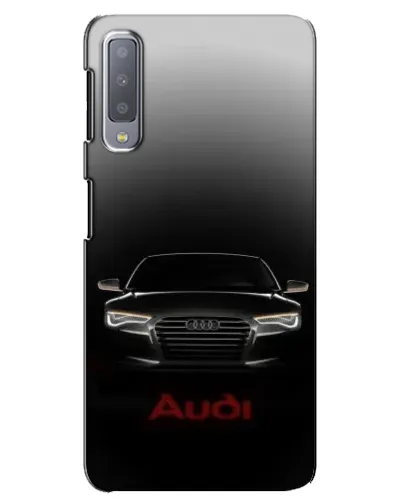Чехол для Samsung Galaxy A7 2018 (A750) с картинкой «Audi — градиентный контур» Чехол для Samsung Galaxy A7 2018 (A750) с картинкой «Audi — градиентный контур»