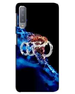 Чехол для Samsung Galaxy A7 2018 (A750) с картинкой «Энергия лого Audi» Чехол для Samsung Galaxy A7 2018 (A750) с картинкой «Энергия лого Audi»