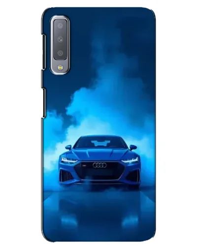 Чехол для Samsung Galaxy A7 2018 (A750) с картинкой «Audi — голубая энергия» Чехол для Samsung Galaxy A7 2018 (A750) с картинкой «Audi — голубая энергия»