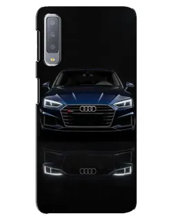 Чехол для Samsung Galaxy A7 2018 (A750) с картинкой «Audi — ночное отражение» Чехол для Samsung Galaxy A7 2018 (A750) с картинкой «Audi — ночное отражение»