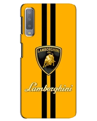 Чехол для Samsung Galaxy A7 2018 (A750) с картинкой «Lamborghini Stripe желтый» Чехол для Samsung Galaxy A7 2018 (A750) с картинкой «Lamborghini Stripe желтый»
