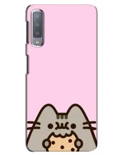 Чохол для Samsung Galaxy A7 2018 (A750) з картинкою «Pusheen та печиво» Чохол для Samsung Galaxy A7 2018 (A750) з картинкою «Pusheen та печиво»