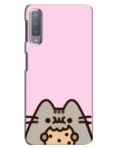 Чехол для Samsung Galaxy A7 2018 (A750) с картинкой «Pusheen и печенье» Чехол для Samsung Galaxy A7 2018 (A750) с картинкой «Pusheen и печенье»