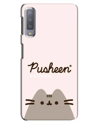 Чехол для Samsung Galaxy A7 2018 (A750) с картинкой «Pusheen логотип» Чехол для Samsung Galaxy A7 2018 (A750) с картинкой «Pusheen логотип»