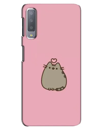 Чехол для Samsung Galaxy A7 2018 (A750) с картинкой «Pusheen сердце» Чехол для Samsung Galaxy A7 2018 (A750) с картинкой «Pusheen сердце»