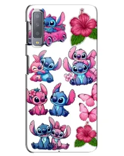 Чохол для Samsung Galaxy A7 2018 (A750) з картинкою «Стікери Stitch та Angel» Чохол для Samsung Galaxy A7 2018 (A750) з картинкою «Стікери Stitch та Angel»