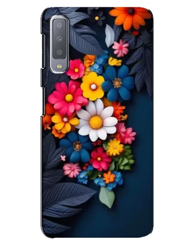 Чехол для Samsung Galaxy A7 2018 (A750) с картинкой «Цветочная феерия»