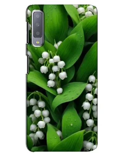 Чехол для Samsung Galaxy A7 2018 (A750) с картинкой «Ландыши в зелени»