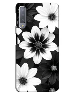 Чехол для Samsung Galaxy A7 2018 (A750) с картинкой «Монохромные астры» Чехол для Samsung Galaxy A7 2018 (A750) с картинкой «Монохромные астры»