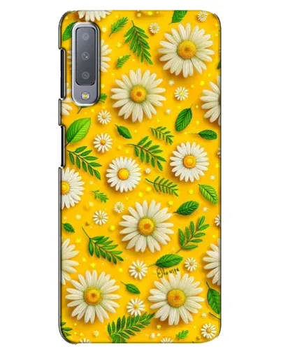 Чехол для Samsung Galaxy A7 2018 (A750) с картинкой «Ромашковое солнце»