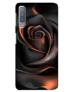 Чехол для Samsung Galaxy A7 2018 (A750) с картинкой «Шелковая черная роза» Чехол для Samsung Galaxy A7 2018 (A750) с картинкой «Шелковая черная роза»