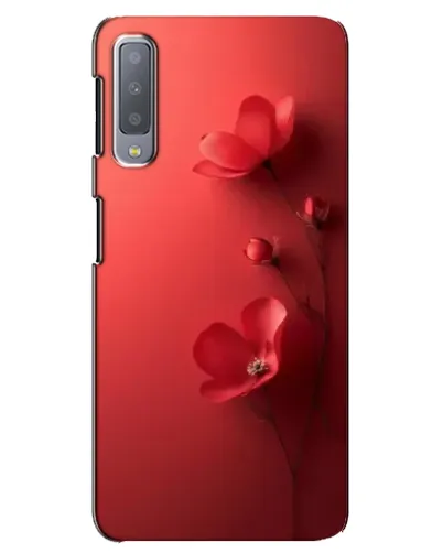 Чехол для Samsung Galaxy A7 2018 (A750) с картинкой «Маковые соцветия»