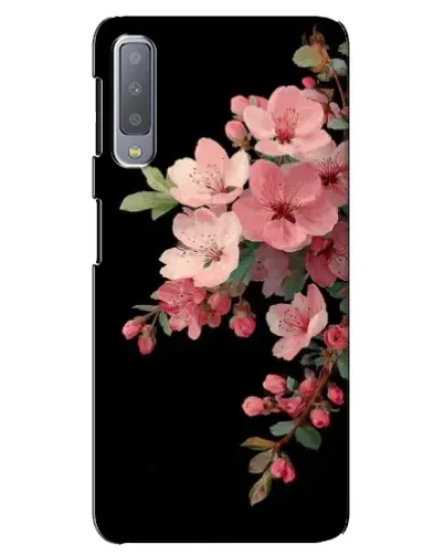 Чехол для Samsung Galaxy A7 2018 (A750) с картинкой «Розовая ветка сакуры»