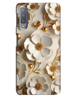 Чехол для Samsung Galaxy A7 2018 (A750) с картинкой «Белие бумажние цвети» Чехол для Samsung Galaxy A7 2018 (A750) с картинкой «Белие бумажние цвети»