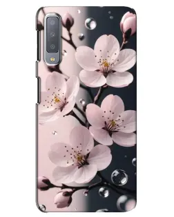 Чехол для Samsung Galaxy A7 2018 (A750) с картинкой «Нежная сакура и капли» Чехол для Samsung Galaxy A7 2018 (A750) с картинкой «Нежная сакура и капли»