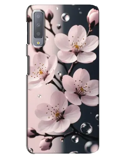 Чехол для Samsung Galaxy A7 2018 (A750) с картинкой «Нежная сакура и капли» Чехол для Samsung Galaxy A7 2018 (A750) с картинкой «Нежная сакура и капли»