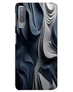 Чохол для Samsung Galaxy A7 2018 (A750) з картинкою «Об'ємні сині складки» Чохол для Samsung Galaxy A7 2018 (A750) з картинкою «Об'ємні сині складки»