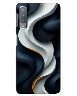 Чохол для Samsung Galaxy A7 2018 (A750) з картинкою «Об'ємні чорно-білі стрічки» Чохол для Samsung Galaxy A7 2018 (A750) з картинкою «Об'ємні чорно-білі стрічки»