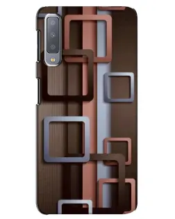 Чохол для Samsung Galaxy A7 2018 (A750) з картинкою «Коричневі об'ємні квадрати» Чохол для Samsung Galaxy A7 2018 (A750) з картинкою «Коричневі об'ємні квадрати»