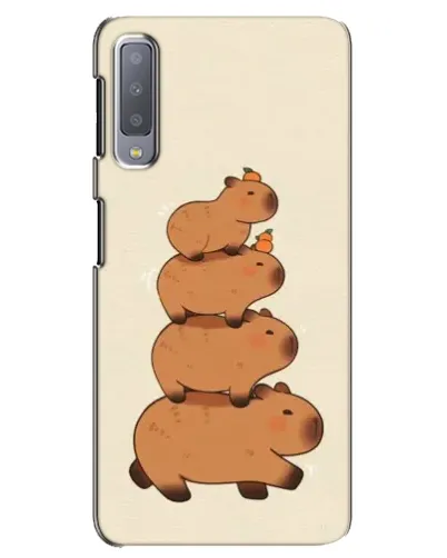 Чехол для Samsung Galaxy A7 2018 (A750) с картинкой «Башня из капибар» Чехол для Samsung Galaxy A7 2018 (A750) с картинкой «Башня из капибар»