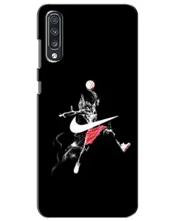 Чехол для Samsung Galaxy A70 2019 (A705F) с картинкой «Jordan Jumpman» Чехол для Samsung Galaxy A70 2019 (A705F) с картинкой «Jordan Jumpman»