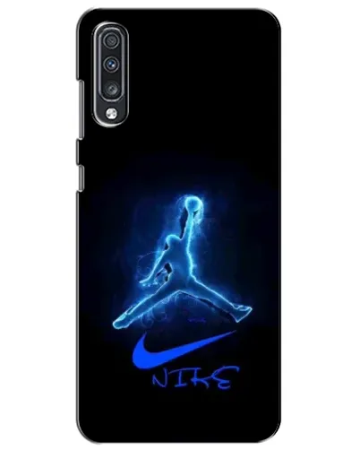 Чехол для Samsung Galaxy A70 2019 (A705F) с картинкой «Jordan Neon Blue» Чехол для Samsung Galaxy A70 2019 (A705F) с картинкой «Jordan Neon Blue»