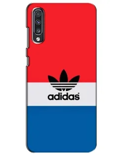 Чехол для Samsung Galaxy A70 2019 (A705F) с картинкой «Ретро блоки Adidas» Чехол для Samsung Galaxy A70 2019 (A705F) с картинкой «Ретро блоки Adidas»
