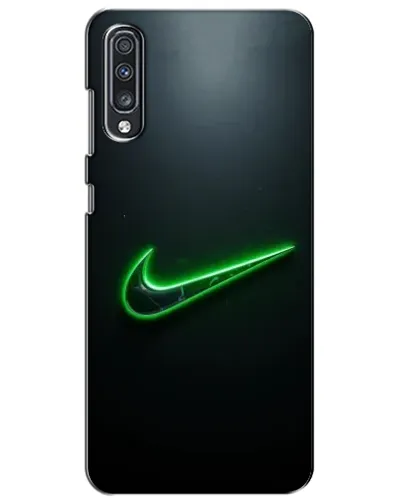 Чехол для Samsung Galaxy A70 2019 (A705F) с картинкой «Неоновый контур Nike»